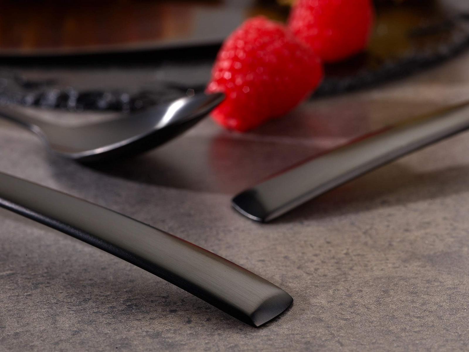 Набор столовых приборов ECHTWERK Avelino Black Edition, 42 предмета, до 6 персон, нержавеющая сталь 18/10, матовое покрытие, высококачественный, фото №9 Набор столовых приборов ECHTWERK Avelino Black Edition, 42 предмета, до 6 персон, нержавеющая сталь 18/10, матовое покрытие, высококачественный, фото №9