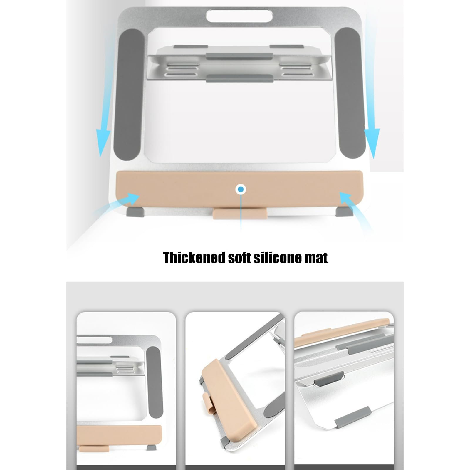 Регулируемая Подставка для Ноутбука Держатель для Графического Планшета для Стола Подставка для Ноутбука с Защитной Подушкой для Защиты от Царапин Подставка для Рассеивания Тепла, фото №7 Регулируемая Подставка для Ноутбука Держатель для Графического Планшета для Стола Подставка для Ноутбука с Защитной Подушкой для Защиты от Царапин Подставка для Рассеивания Тепла, фото №7