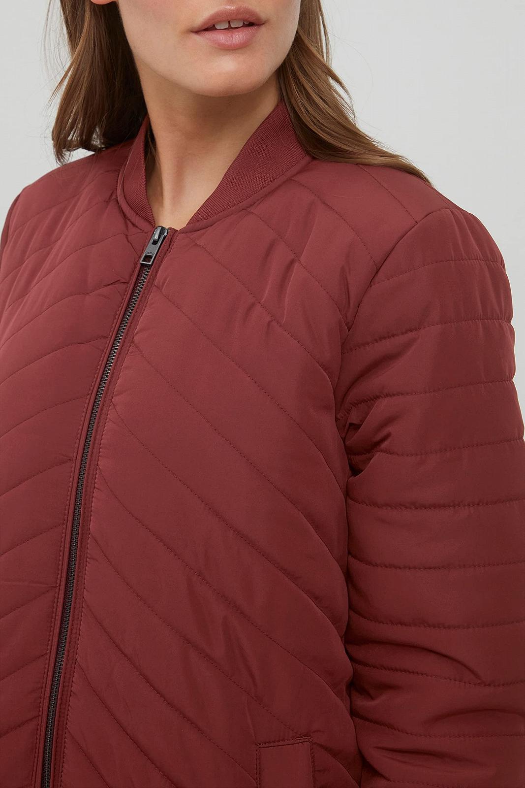 Куртка стеганая OXMO OXMadalyn Женская, Переходная Куртка, На подкладке со Стойкой-Воротником, фото №5