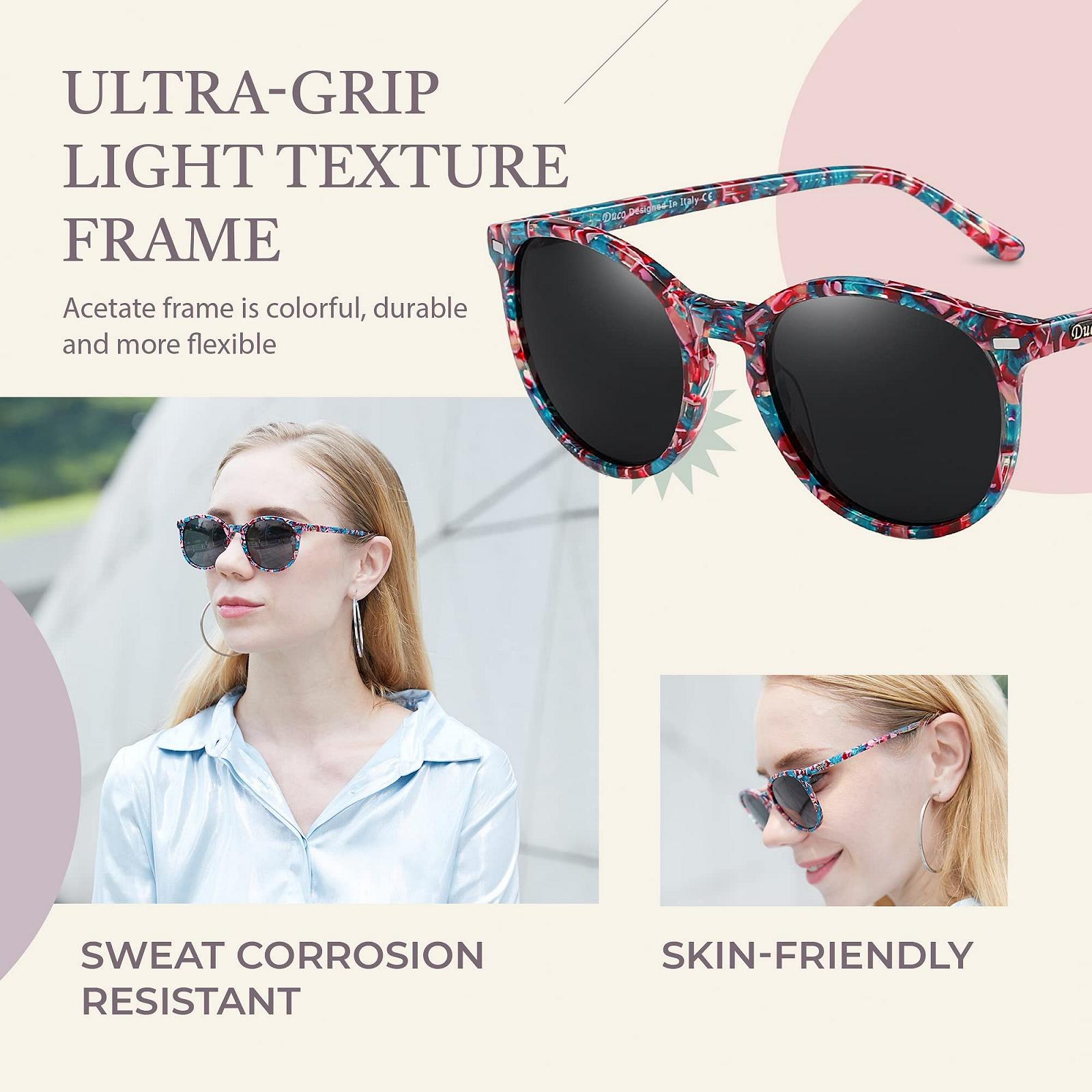 Сонцезахисні окуляри Жіночі Поляризовані Duco Ретро 1230 Захист UV400, фото №5