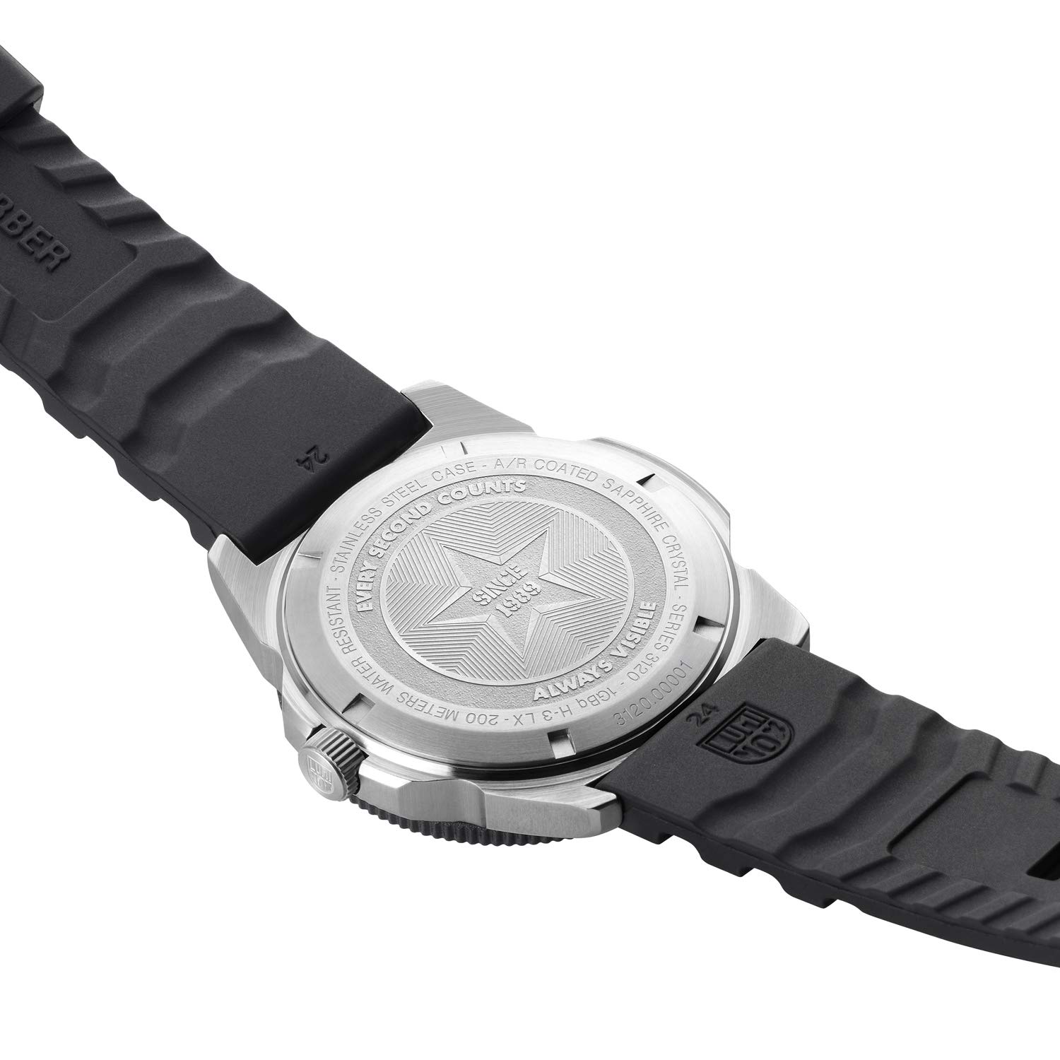 Годинник Luminox XS.3121 Чоловічий Аналоговий Швейцарський Кварцовий з Гумовим Ремінцем Чорний Сучасний, фото №4