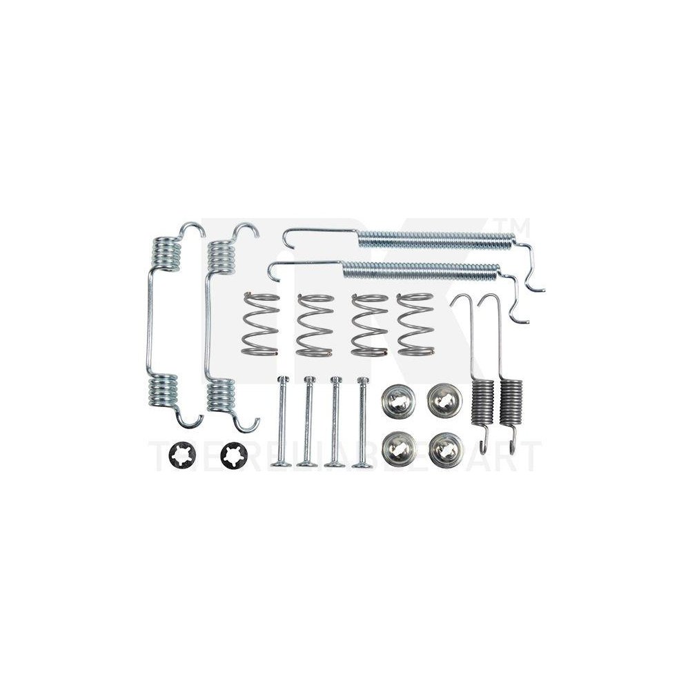 Комплект принадлежностей тормозных колодок NK 7950849 CHEVROLET DAEWOO задний мост, фото №1