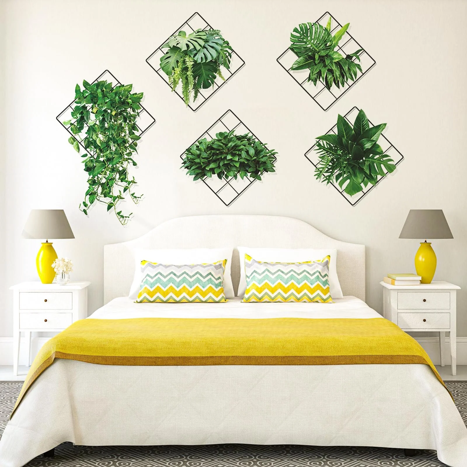 Наклейка на стіну 3D Green Plants Зелене листя плюща 5 стилів, фото №3