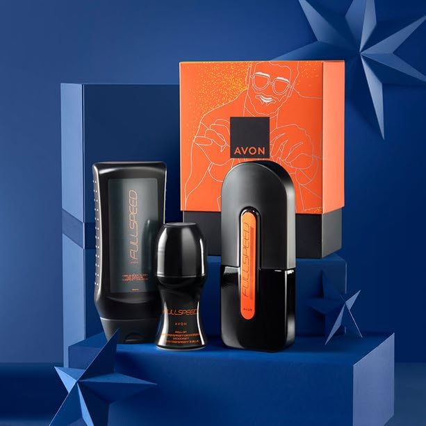 Набор Avon Full Speed Мужской Туалетная вода / Шампунь Гель для душа / Дезодорант роликовый с Водка / Сандал / Мускус, фото №2 Набор Avon Full Speed Мужской Туалетная вода / Шампунь Гель для душа / Дезодорант роликовый с Водка / Сандал / Мускус, фото №2