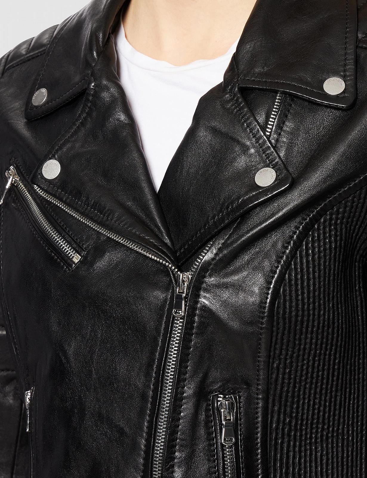 Кожаная куртка Freaky Nation Biker FN, фото №3