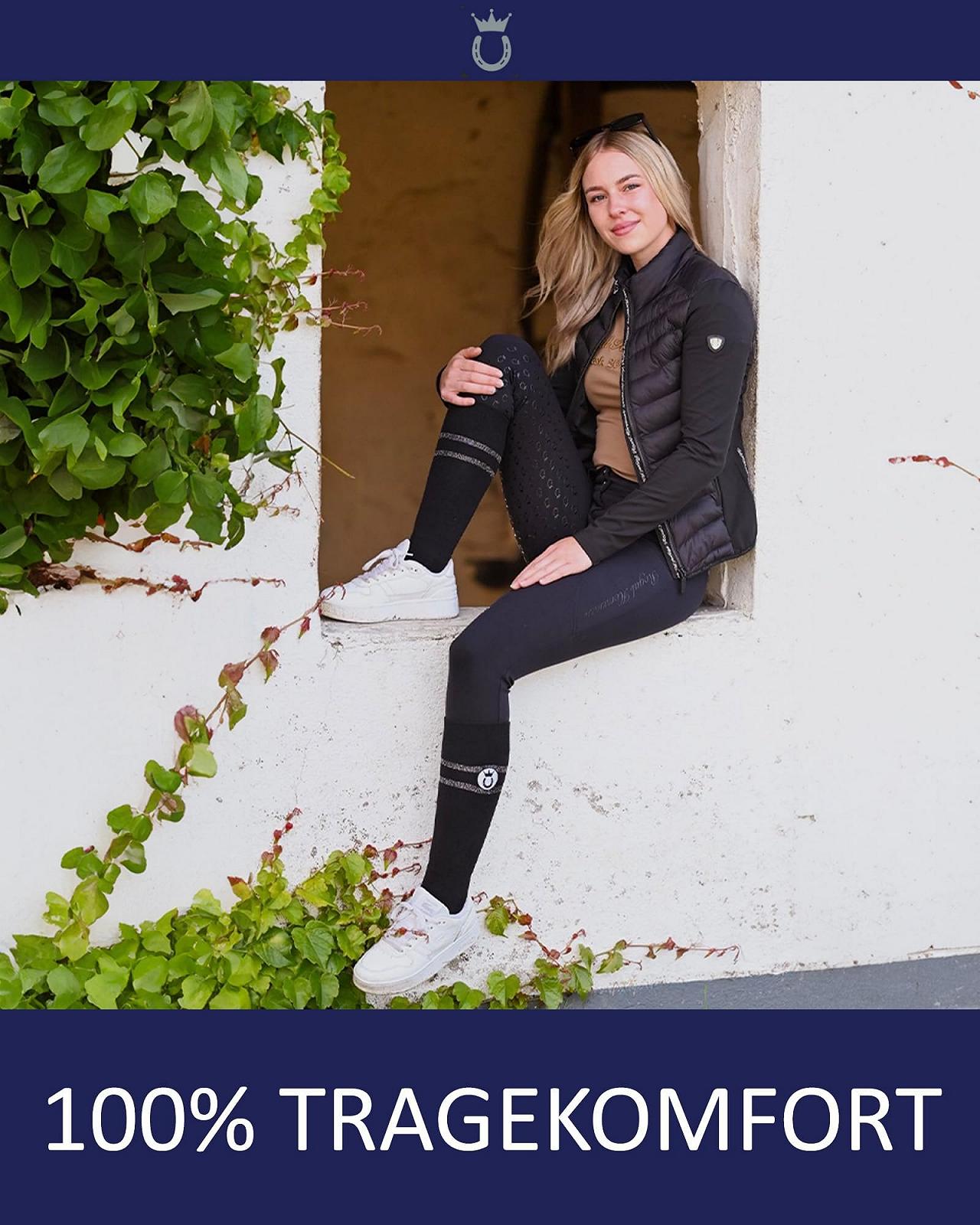 Жіночі шкарпетки для верхової їзди Royal Horsemen - Ідеальна фіксація без ковзання, фото №4