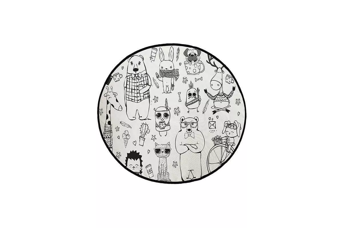 Ковер Sitap Marameo Happy Friends (87027) (Ø130 см.), фото №1