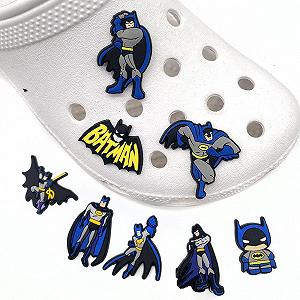 Джибитсы Бэтмен Batman 8 шт аксессуары Крокс украшение synthetic.ua - Фото 1