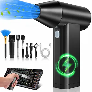 Электрический очиститель SUPFEEL 110000 RPM Акумуляторный с LED подсветкой Black - Фото 1