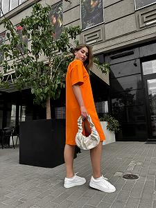 Сукня базова Reload помаранчевий - Фото 1