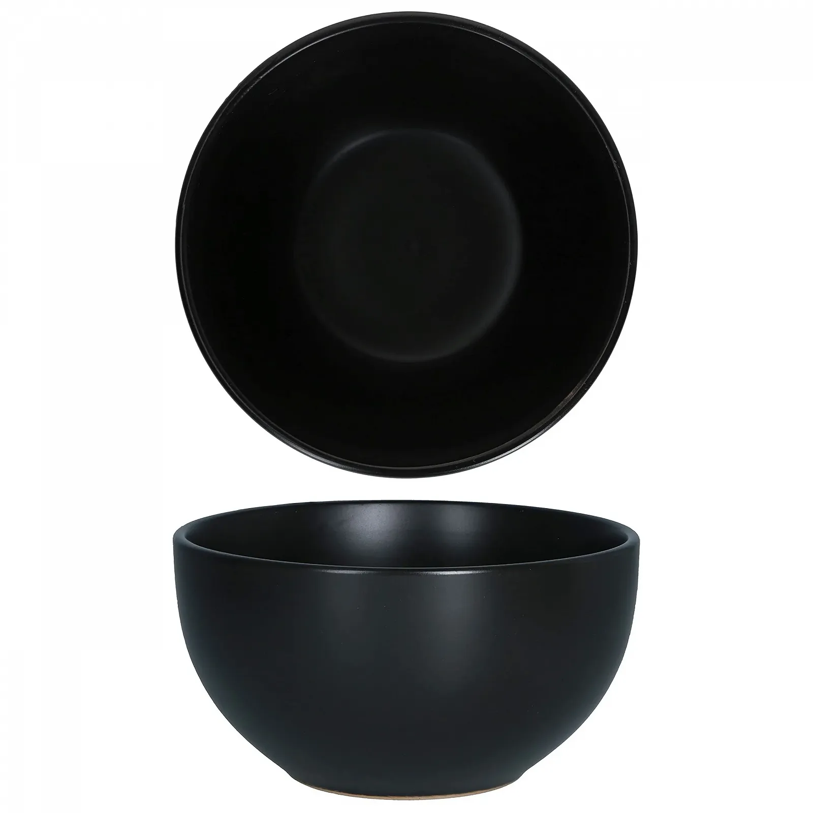Миска MamboCat Kattegat Набор из 6 мисок для хлопьев, 500 мл, на 6 персон, матовый черный, фото №3