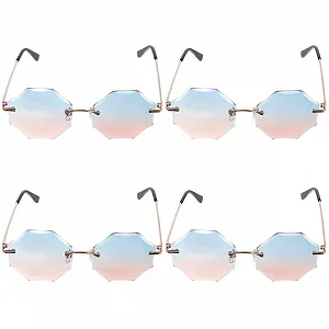 Купить Солнцезащитные очки Без оправы PACKOVE Набор 4 шт. Разноцветные - Фото 1 Солнцезащитные очки Без оправы PACKOVE Набор 4 шт. Разноцветные - Фото 1