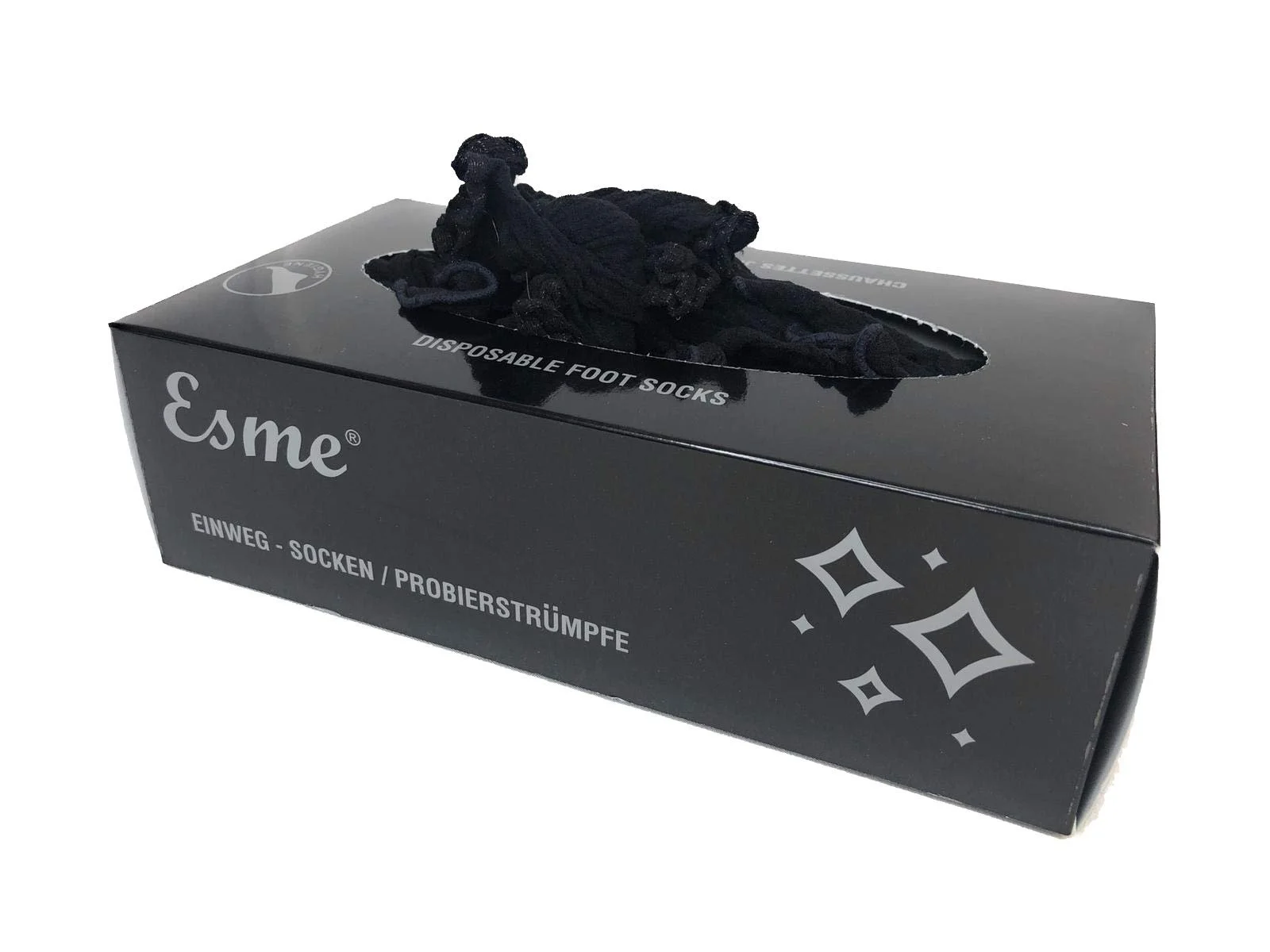 Одноразові шкарпетки Esme 20 Den для жінок та чоловіків, один розмір, 100 шт/упаковка, фото №1 Одноразові шкарпетки Esme 20 Den для жінок та чоловіків, один розмір, 100 шт/упаковка, фото №1