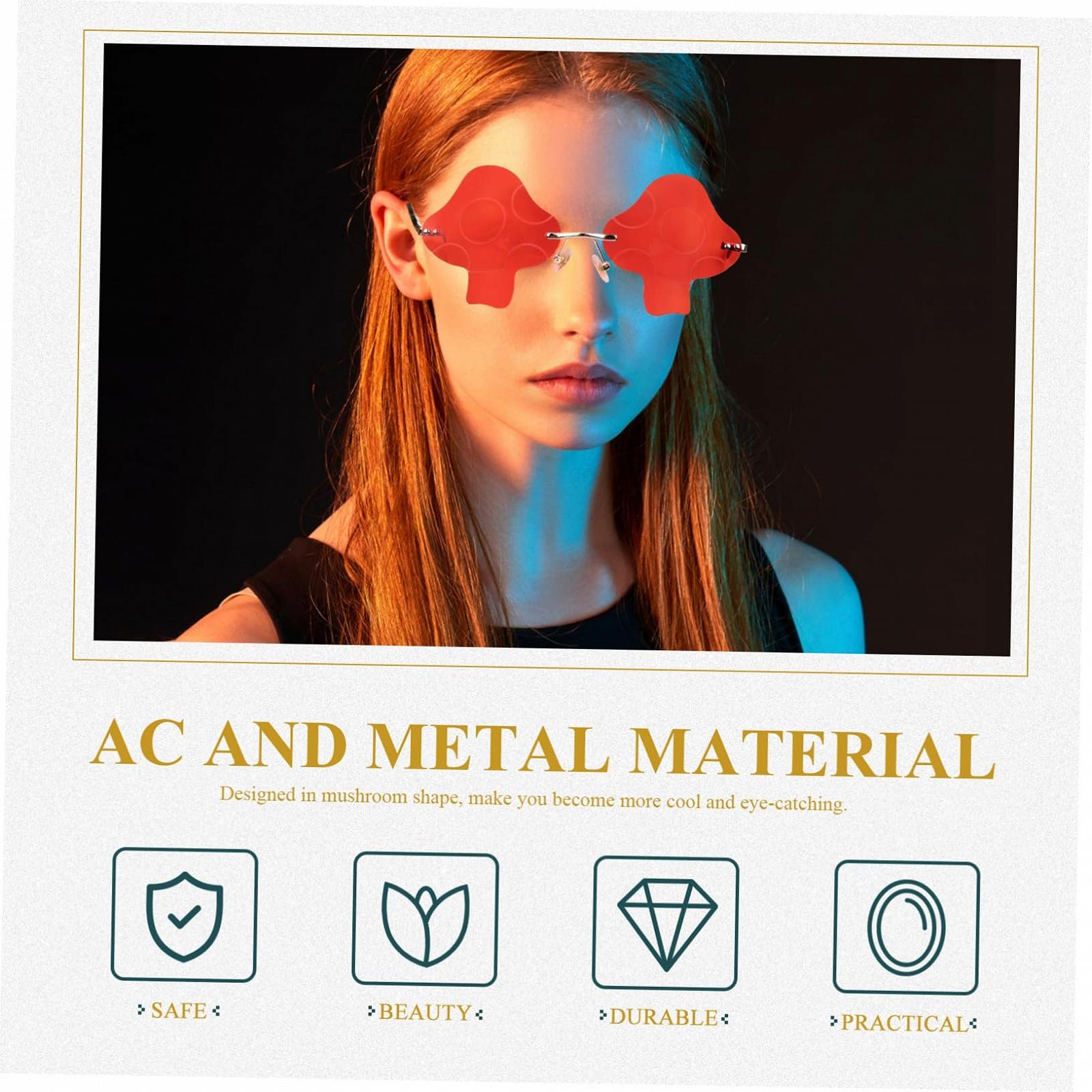 Гавайські окуляри з вінтажною оправою PACKOVE 2 шт., фото №6