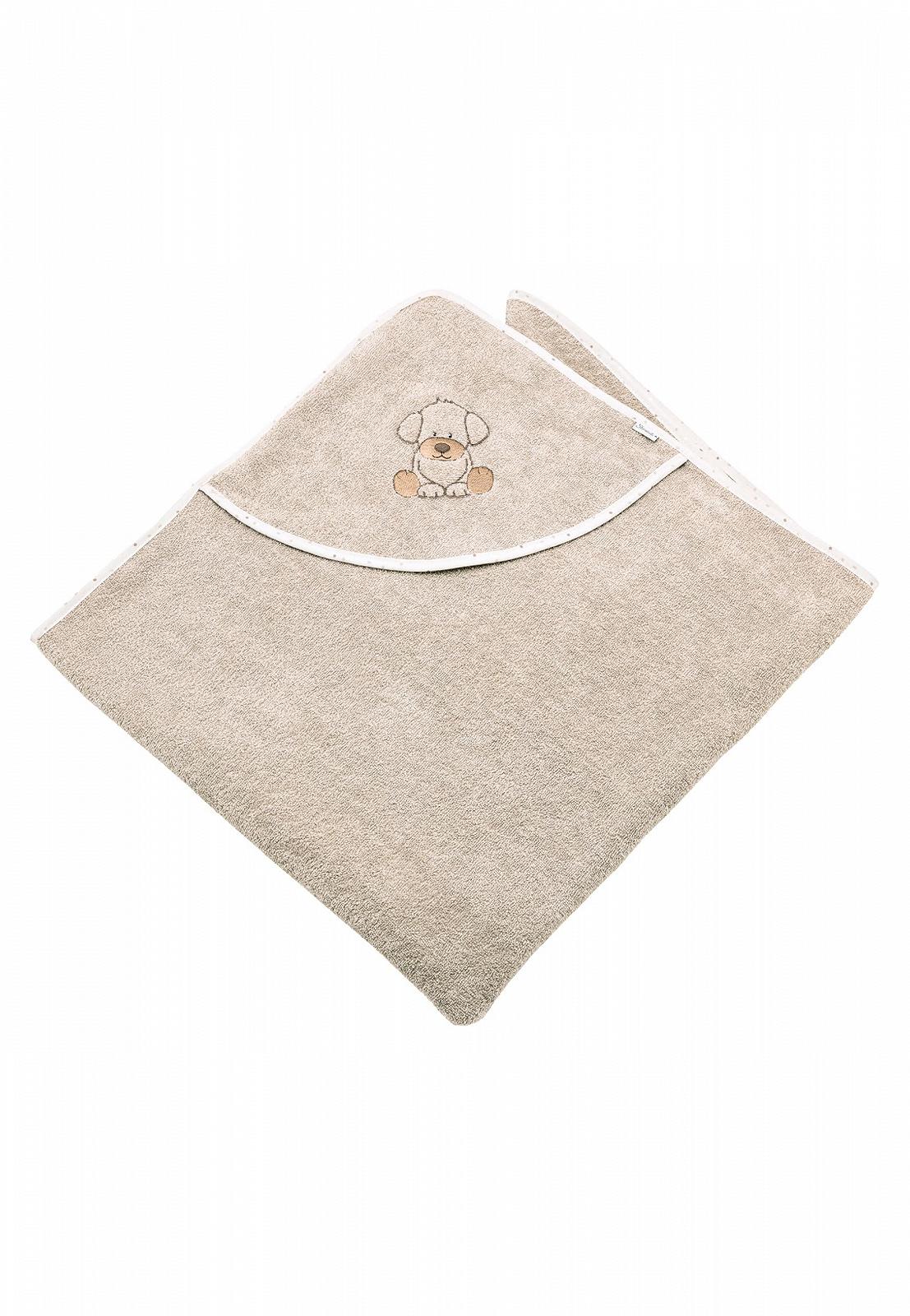 Полотенце Банное Sterntaler Lucky Dog 100 x 100 см песочный, фото №1