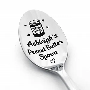 Ложка Столова Персоналізована для арахісової пасти з гравіюванням імені - Фото 1