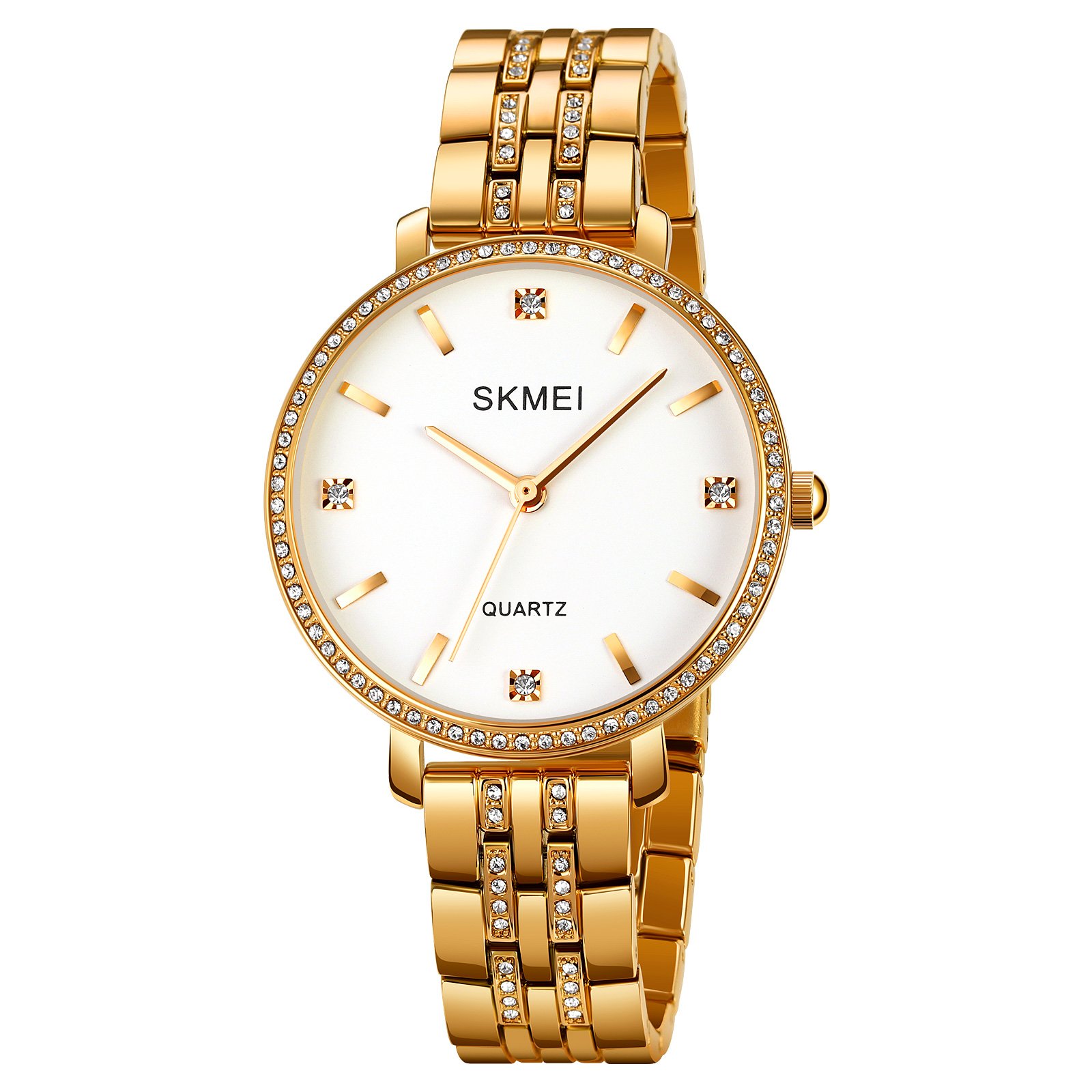 Годинник Skmei 2006GDWT Gold-White, фото №1