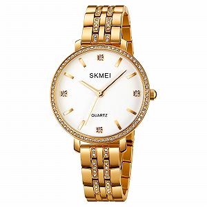 Годинник Skmei 2006GDWT Gold-White - Фото 1