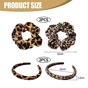 Набор для волос с леопардовым принтом. synthetic.ua - Фото 1