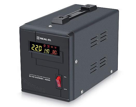 Стабілізатор напруги REAL-EL STAB ENERGY-1000, фото №3