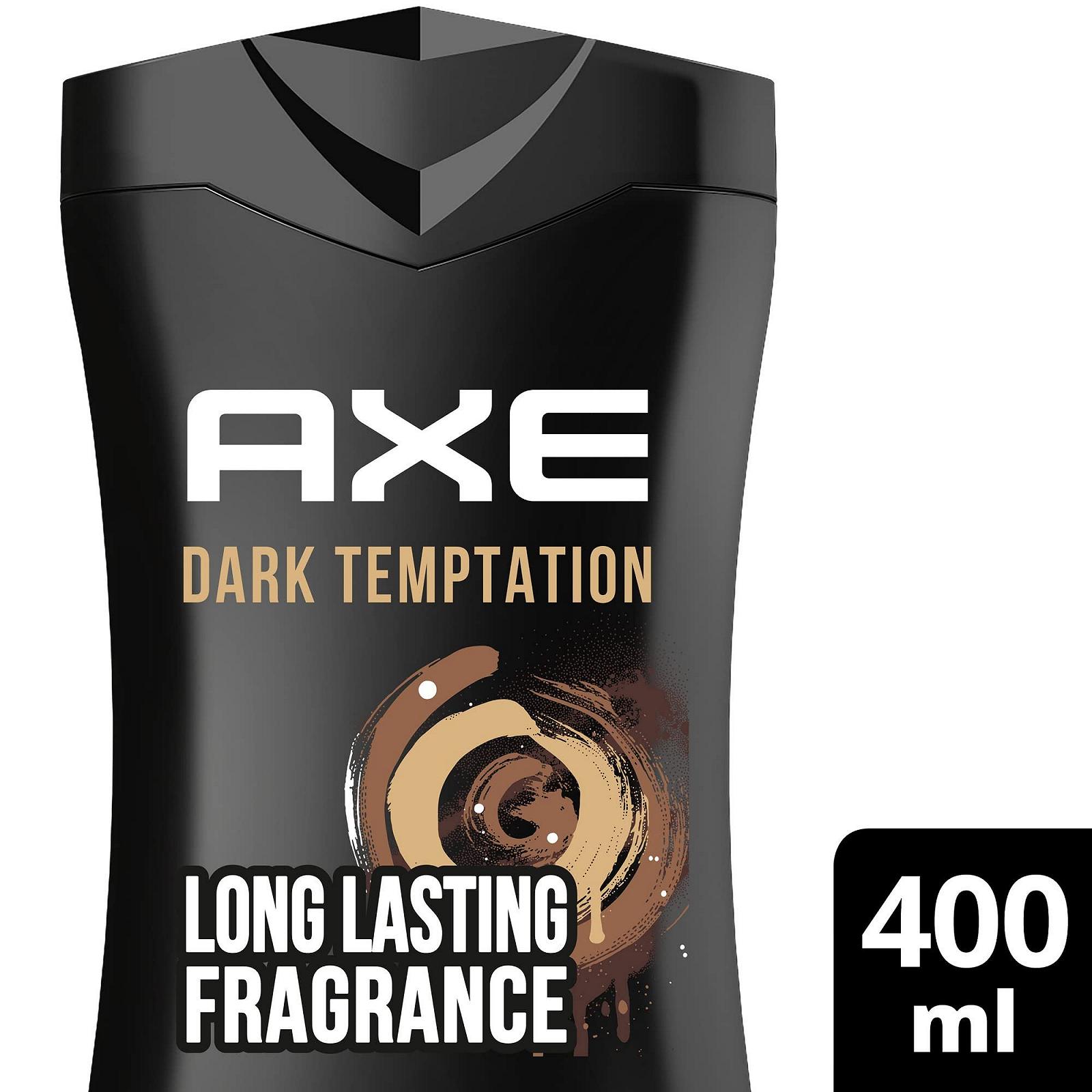 Гель для душу та шампунь Axe Dark Temptation XL 3-в-1 Тривала свіжість та аромат 400 мл 1 шт, фото №2