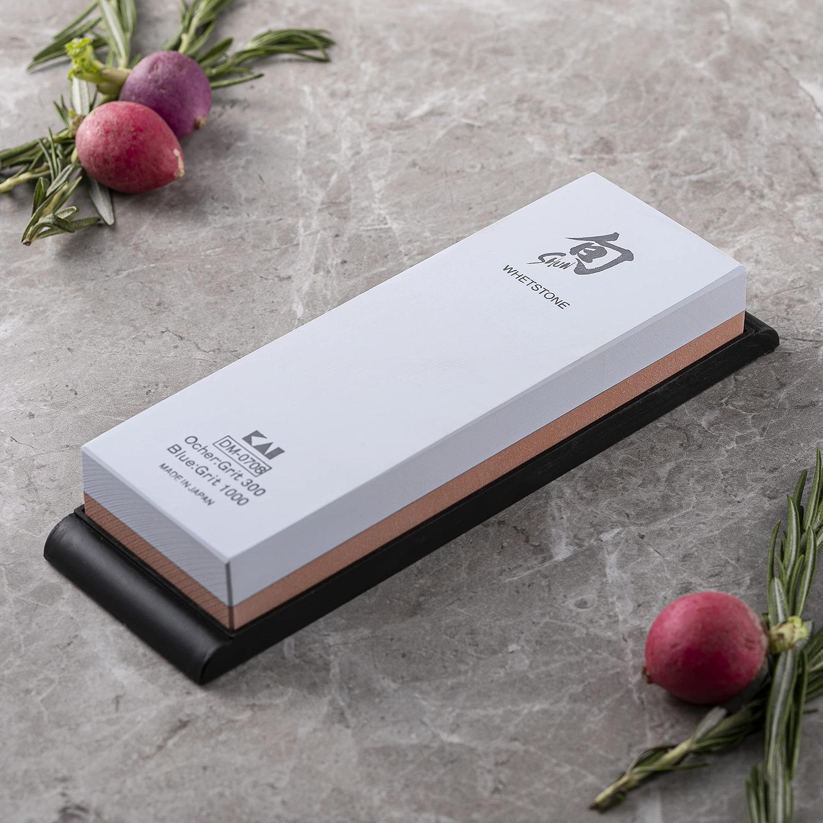 Точильний камінь Kai Shun DM 312-0708 300/1000, фото №3 Точильний камінь Kai Shun DM 312-0708 300/1000, фото №3