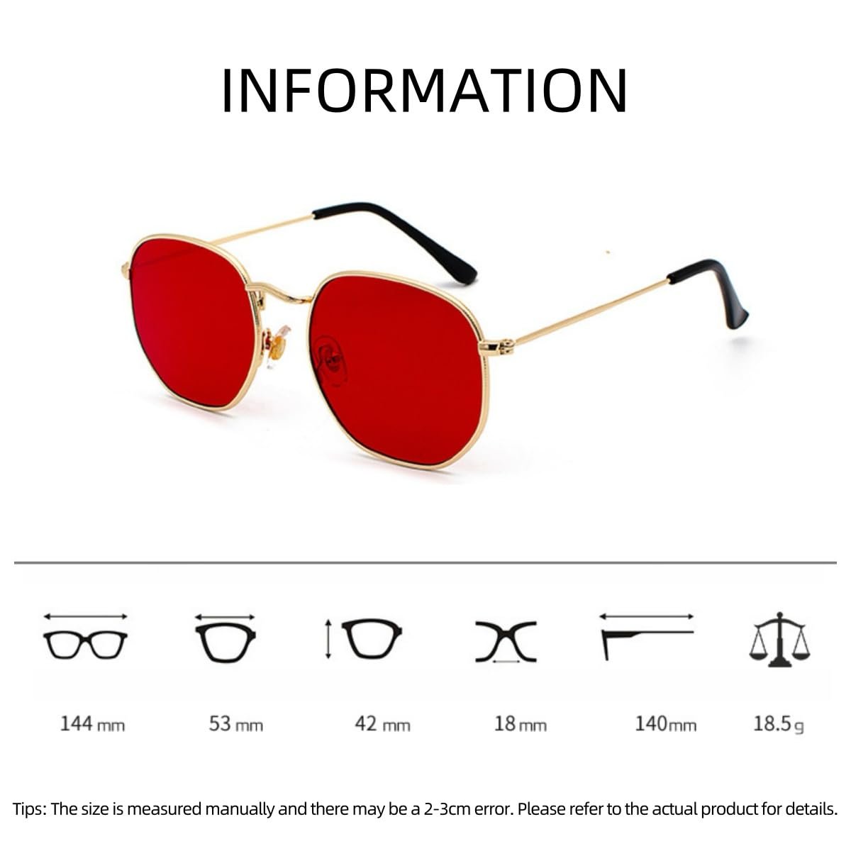 Сонцезахисні окуляри Retro Polygon для чоловіків та жінок, фото №3