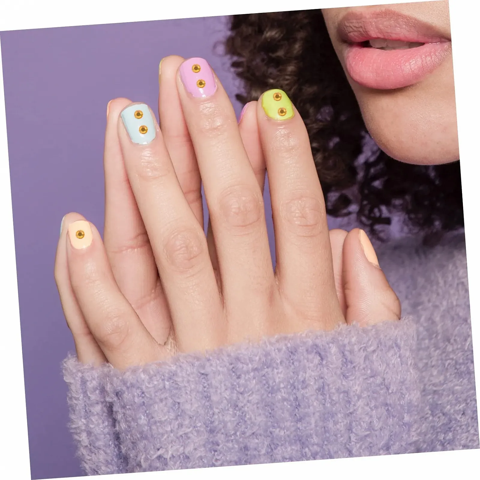 Стразы FRCOLOR Стекло для маникюра, 2 шт., фото №6