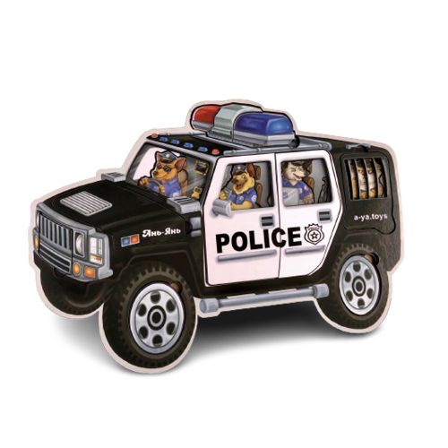 Пазл-сортер Полиция 25 деталей [tsi192783-TSI], фото №1