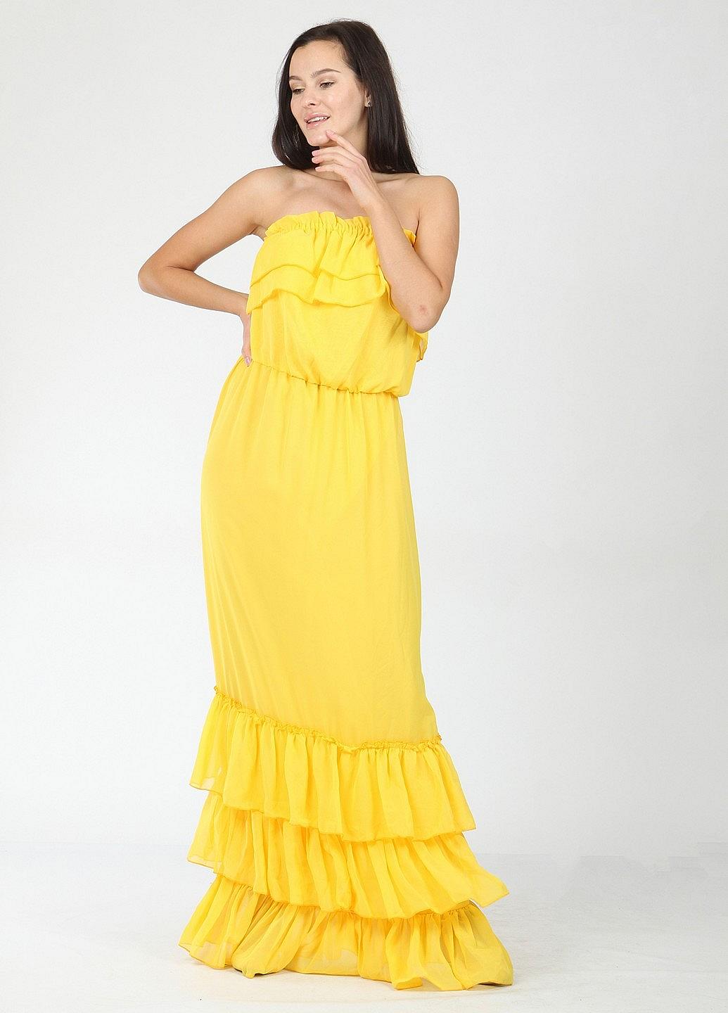 Платье MOZAH S Желтый (ND-926-2-Yellow), фото №5