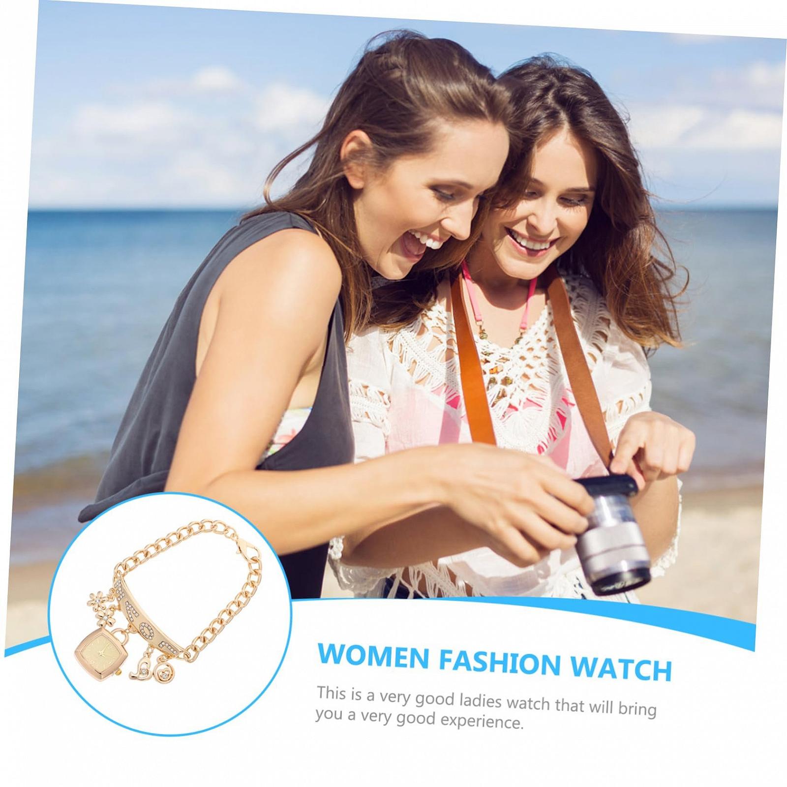 Кварцевые часы LIFKOME Женские для отдыха и вечеринок Часы из нержавеющей стали с бриллиантами для женщин, фото №2 Кварцевые часы LIFKOME Женские для отдыха и вечеринок Часы из нержавеющей стали с бриллиантами для женщин, фото №2