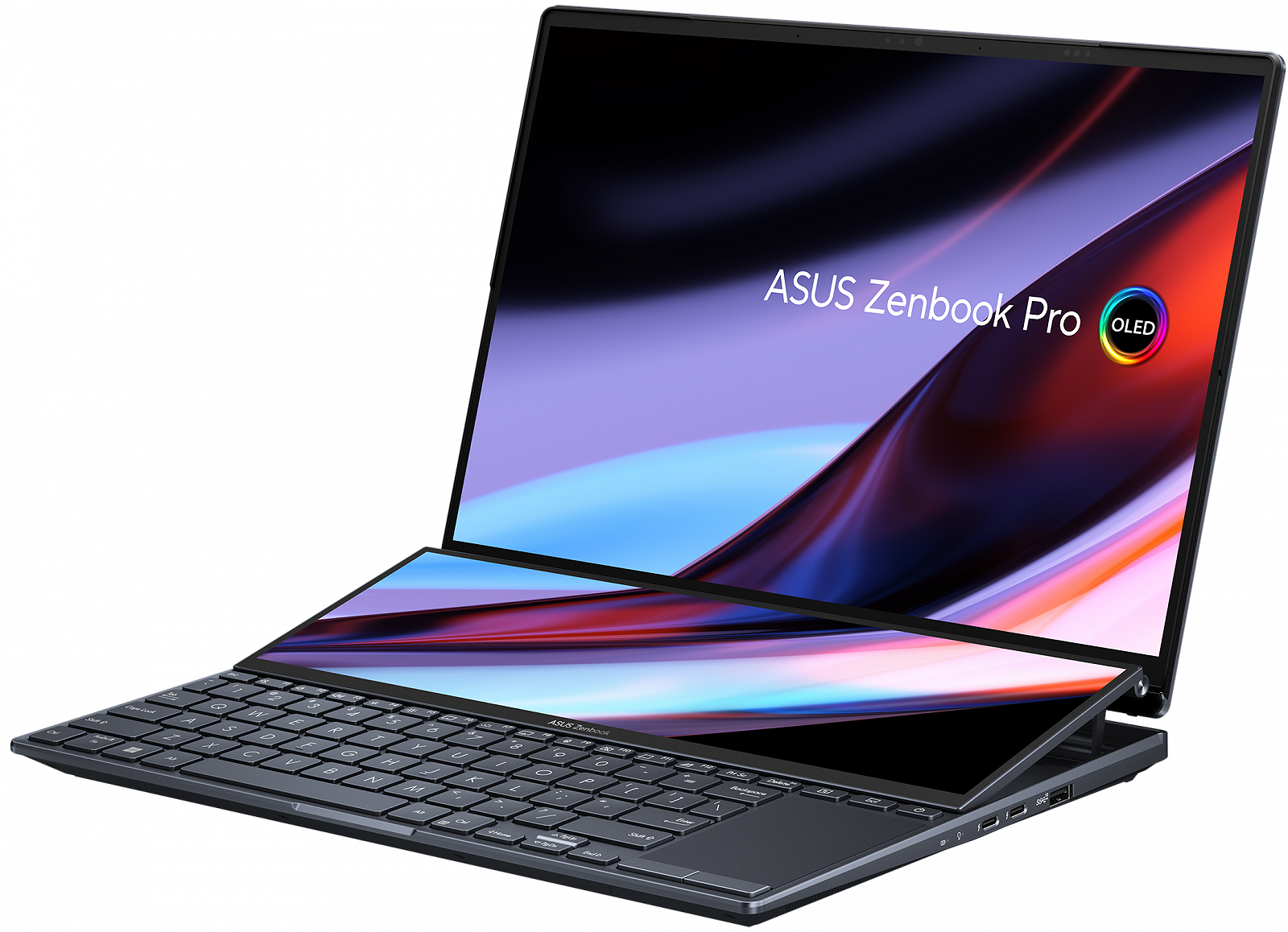 Сенсорный ноутбук 14.5" ASUS Zenbook Pro 14 Duo OLED UX8402ZE Gaming Intel Core i9-12900H RAM 32GB SSD 2TB GeForce RTX 3050 Ti Win11 Алюминиевый корпус (UKR), фото №5
