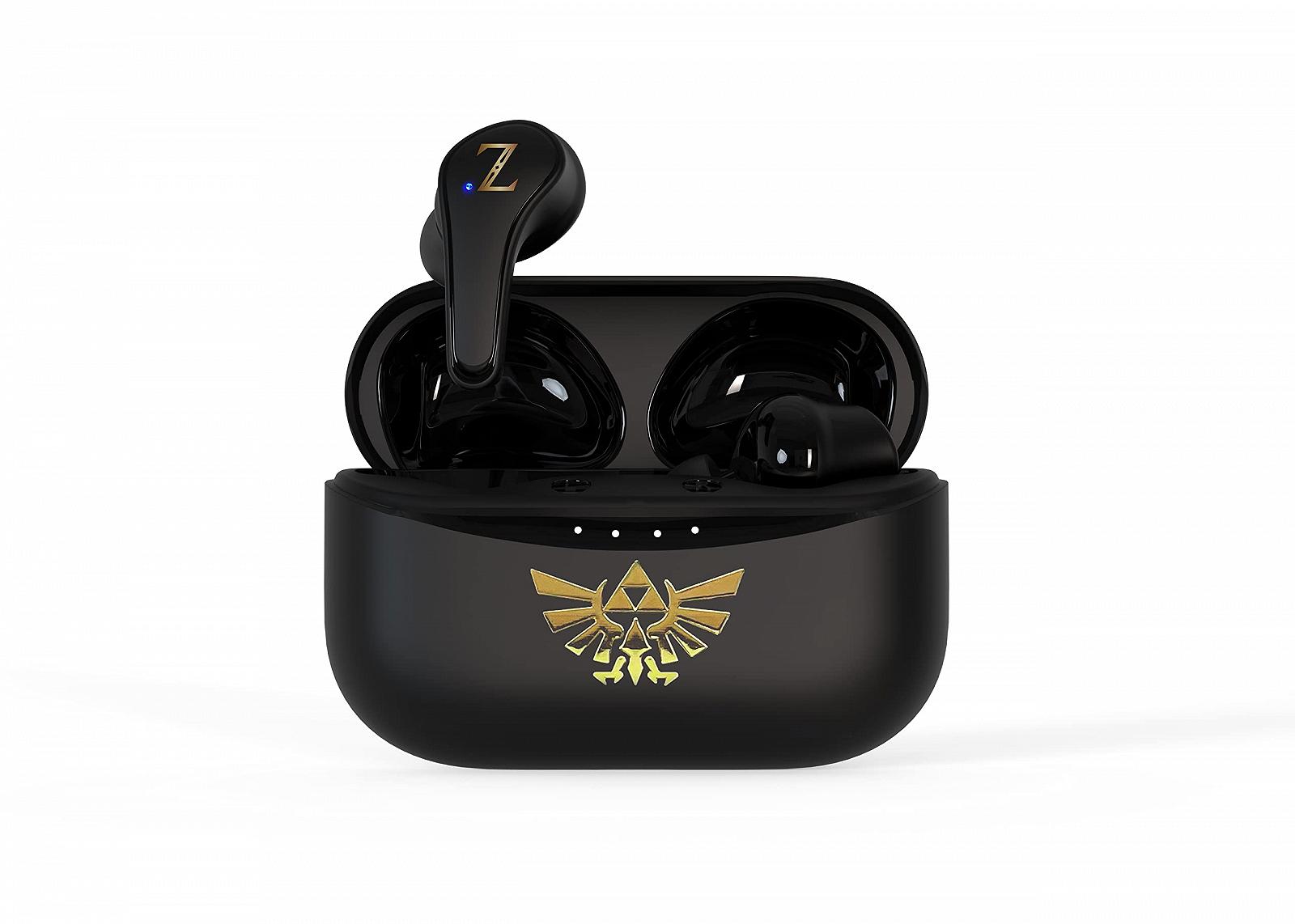 Наушники OTL Technologies V5.0 Zelda беспроводные Bluetooth с зарядным боксом Черные, фото №1