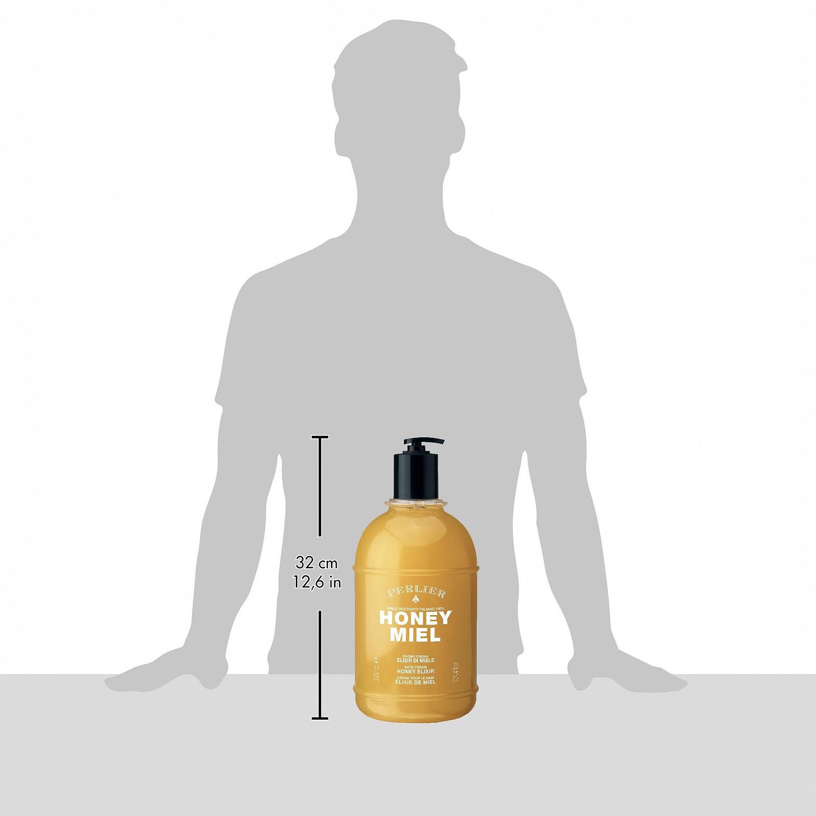 Крем для ванни Perlier Honey Miel Honey 100% італійський органічний мед 3000 мл з дозатором, фото №4