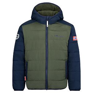 Ветрозащитная детская куртка на молнии Trollkids Sandvika с карманами на молнии synthetic.ua - Фото 1