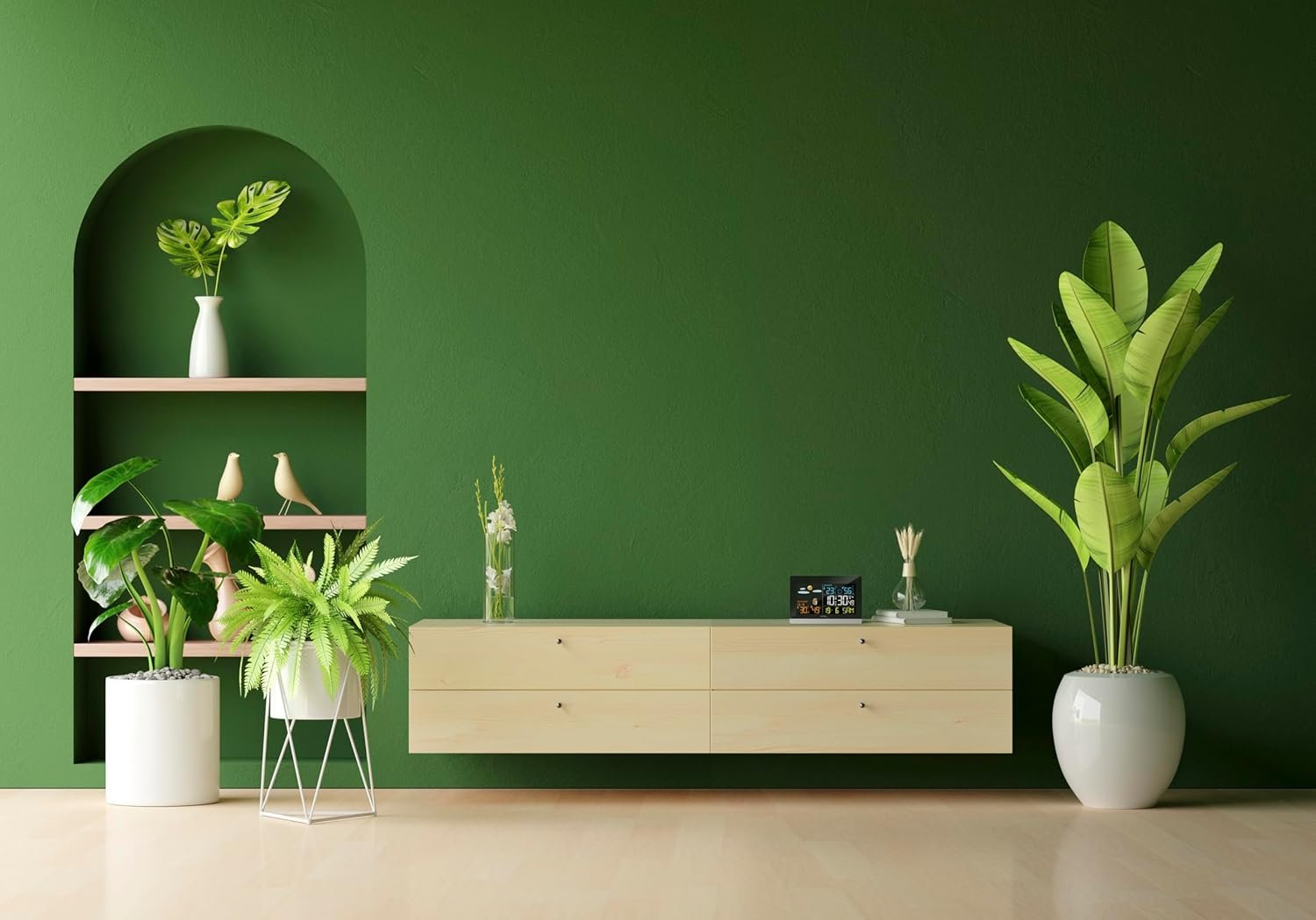 Метеостанція Techno Line WS6455 Чорний, фото №3 Метеостанція Techno Line WS6455 Чорний, фото №3