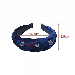 Обруч Бархатный Плетеный Вид synthetic.ua - Фото 1