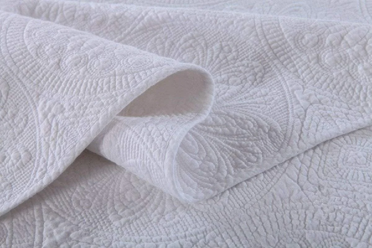 Покривало Бавовняне Qucover Біле, 250 x 270 см, фото №8 Покривало Бавовняне Qucover Біле, 250 x 270 см, фото №8