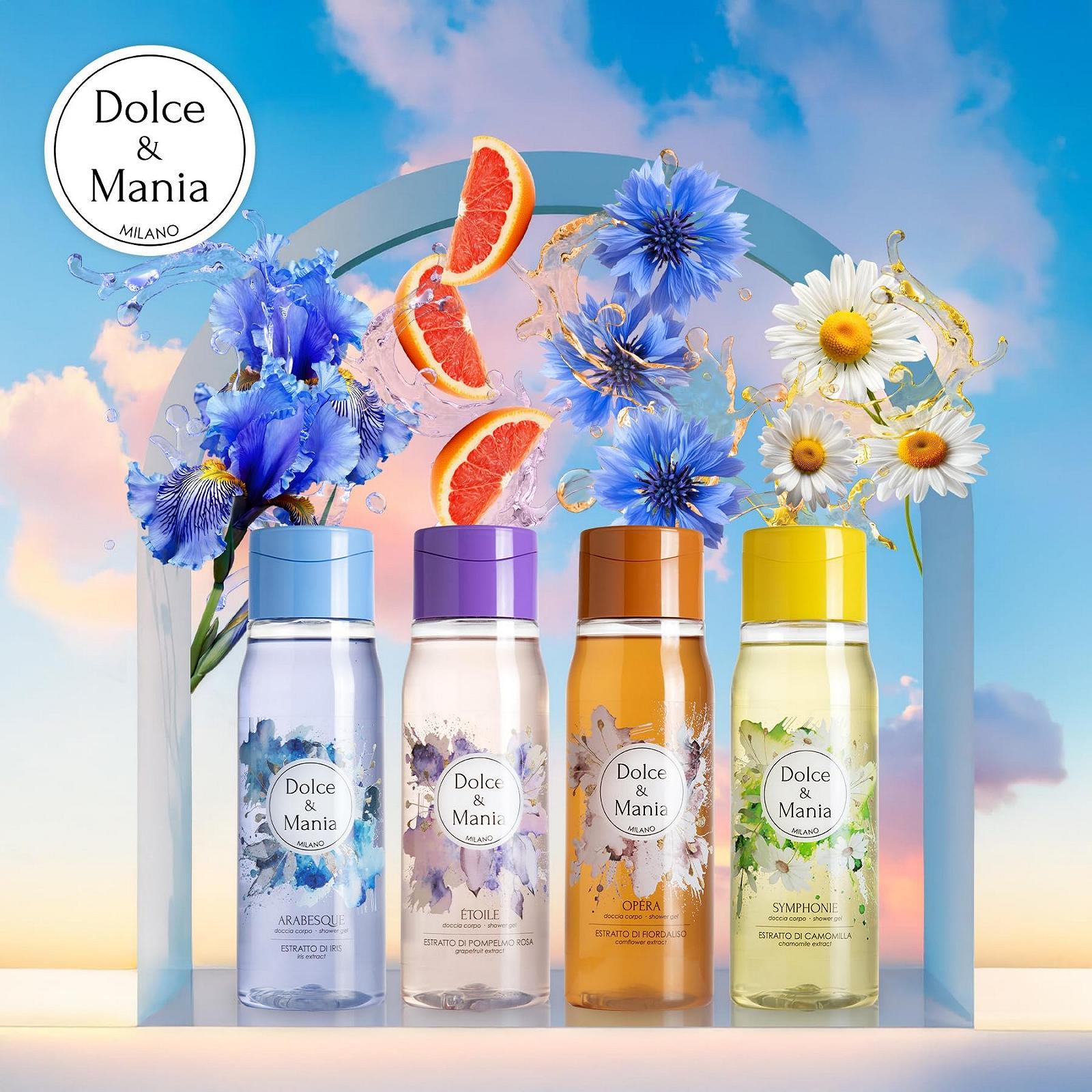 Гель для душа Dolce & Mania Opera Ваниль с экстрактом василька 300 мл, фото №3 Гель для душа Dolce & Mania Opera Ваниль с экстрактом василька 300 мл, фото №3