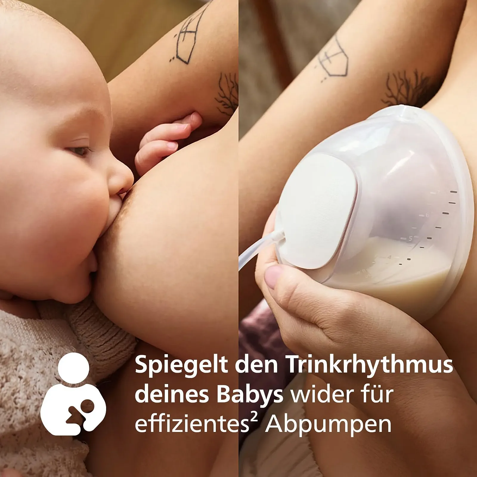 Молоковідсмоктувач Philips AVENT Електронний Одинарний Hands-Free, Мотор лікарняного класу, SCF531/11, фото №2 Молоковідсмоктувач Philips AVENT Електронний Одинарний Hands-Free, Мотор лікарняного класу, SCF531/11, фото №2