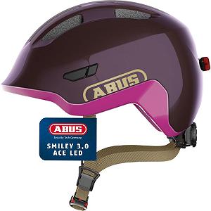 Шлем Детский ABUS Smiley 3.0 ACE LED с подсветкой - Фото 1