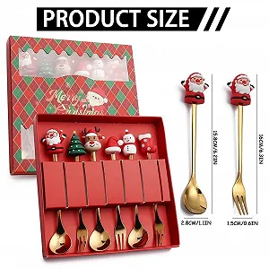 Ложка Різдвяна Набір 6 предметів synthetic.ua - Фото 1