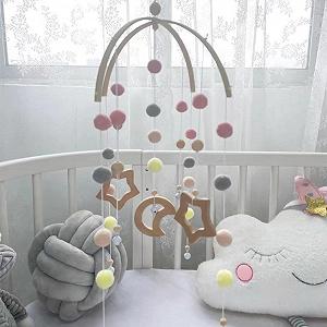 Мобиль Facynde Felt Ball Baby Wind Chimes Handmade Toy Hangings for Crib цена на synthetic.ua - Фото 1 Мобиль Facynde Felt Ball Baby Wind Chimes Handmade Toy Hangings for Crib synthetic.ua - Фото 1