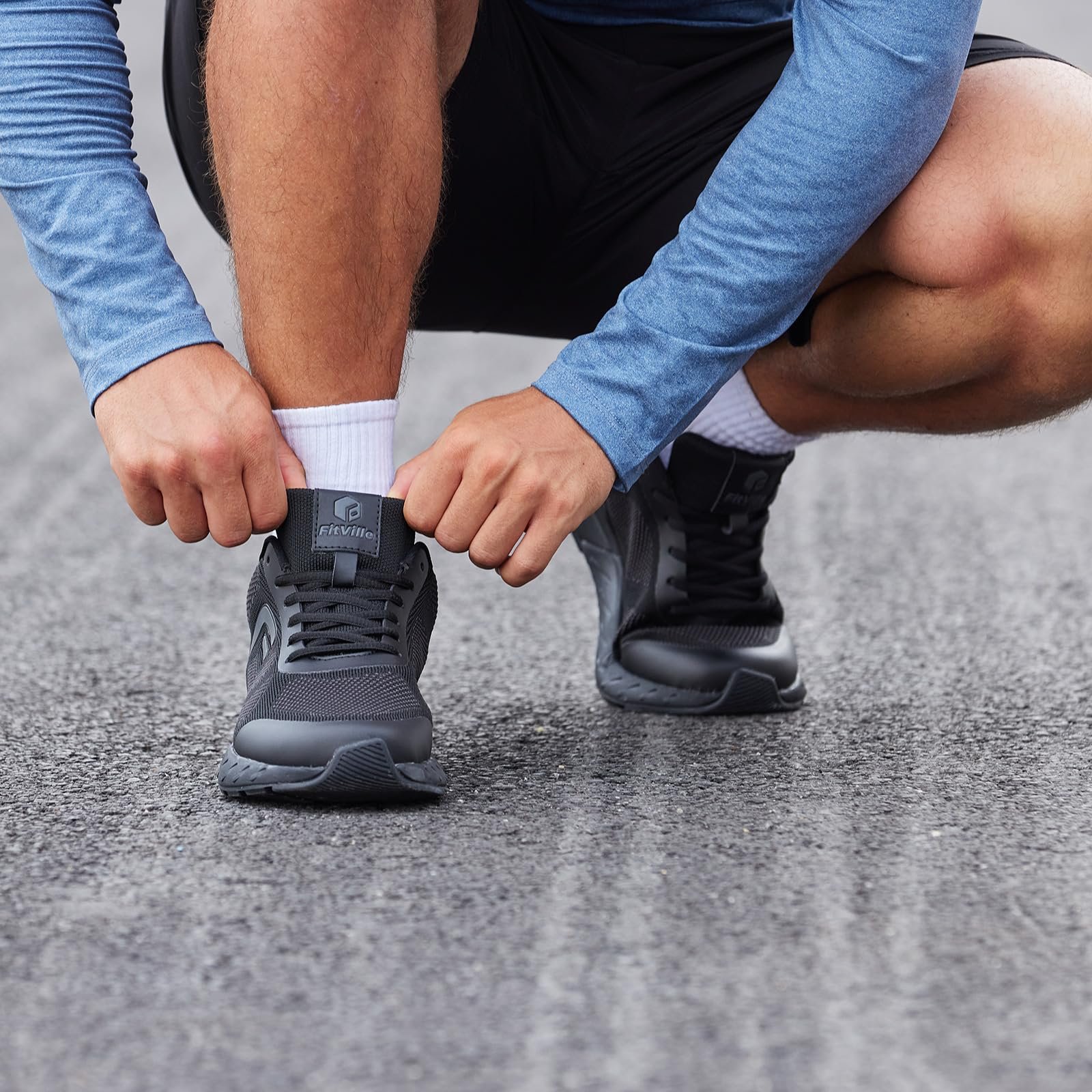 Кросівки FitVille для ходьби, надширокі, чоловічі, легкі, дихаючі, яскрава підошва, фото №6