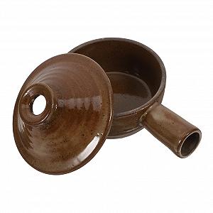 Ківш з кришкою керамічний термостійкий для рису та супів - Фото 1