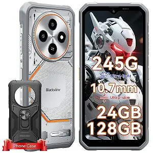 Защищенный смартфон Blackview Fort 2 Android 15 24ГБ + 128ГБ 6,56 дюймов IP69K NFC 16Мп + 13Мп 4G Dual SIM - Фото 1