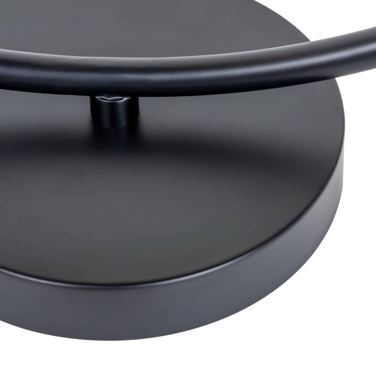 Настільна лампа Lucande Linnard дизайнерська модерн метал 3 лампи E27 чорна, фото №6