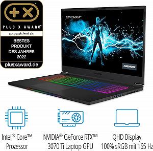 Ігровий ноутбук 17,3" Medion (Lenovo Group) Erazer Beast X30-MD | Intel Core i7-12700H | IPS (2560x1440) QHD 165 Гц | RAM 32 ГБ | SSD NVME 1 ТБ | Nvidia GeForce RTX 3070Ti, 8 ГБ | Win11 (5150) synthetic.ua - Фото 1