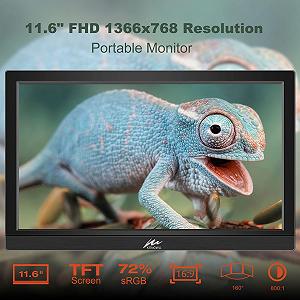 Монитор портативный 11.6" Kenowa HD116 HD IPS 60 Гц - Фото 1