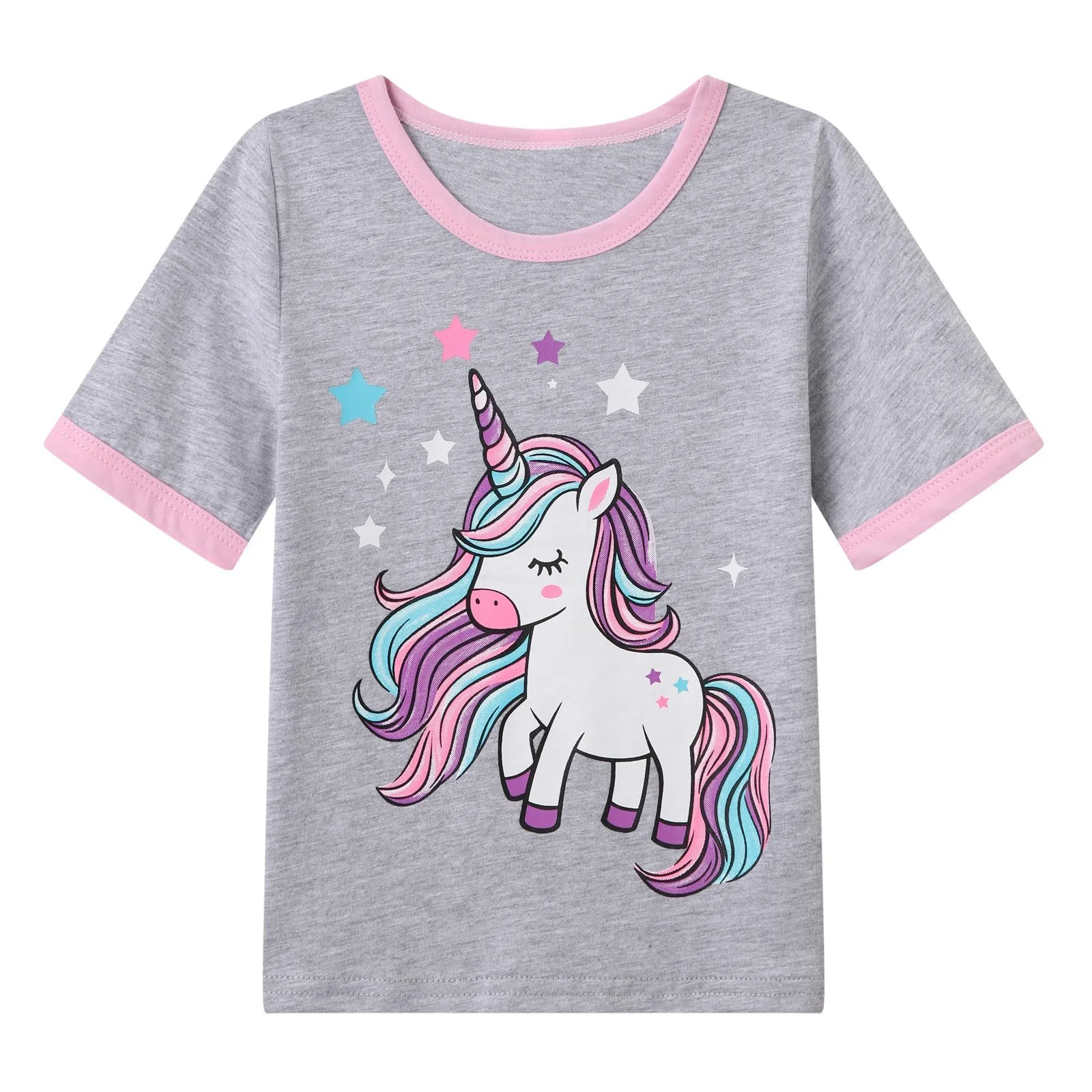 Комплект піжамний Dinopjs для дівчат Бавовна Динозавр Єдиноріг, фото №2 Комплект піжамний Dinopjs для дівчат Бавовна Динозавр Єдиноріг, фото №2